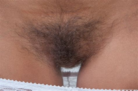 Babe Goes Nude To Air Out Her Very Hairy Pu XXX Dessert Picture 5