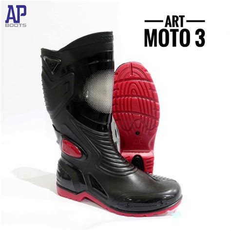 Jual Ap Boots Moto 3 Ukuran 43 Sepatu Safety Boot Karet Original