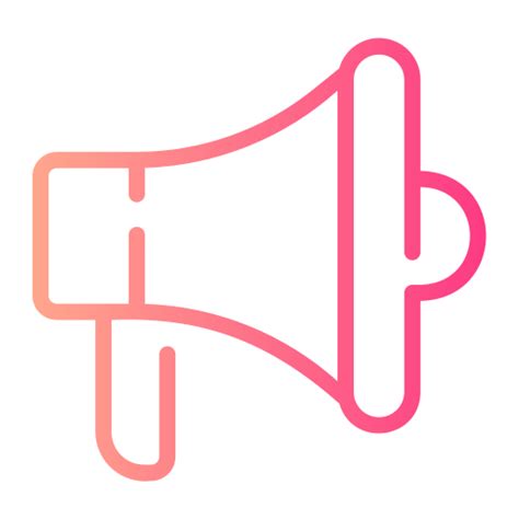 loud speaker generic gradient icon