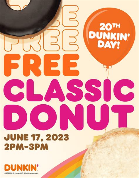 Dunkin Philippines On Twitter Free Donuts For Everyone On June 17 2 3pm Available In All