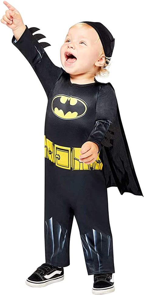 Amscan Superhelden Kost M F R Babys Kleinkinder Batman Schwarz