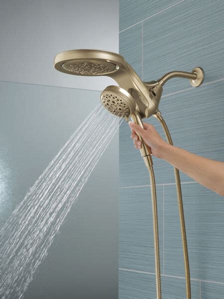 Hydrorain® H2okinetic® 5 Setting Two In One Shower Head In Lumicoat