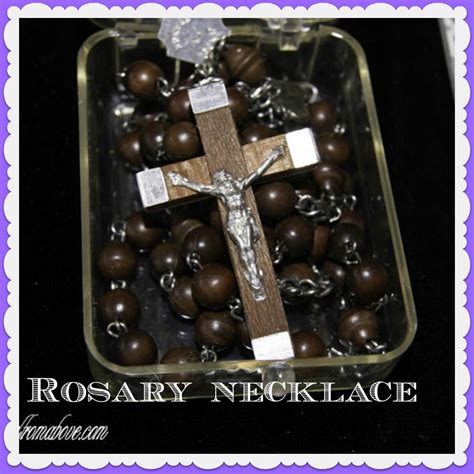 Adorned From Above: Rosary Necklace Tutorial