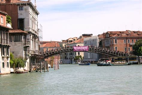 Ponte dellaccademia venice fotografía editorial Imagen de venecia