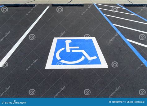 Handicap Parking Areas Royalty-Free Stock Photo | CartoonDealer.com ...