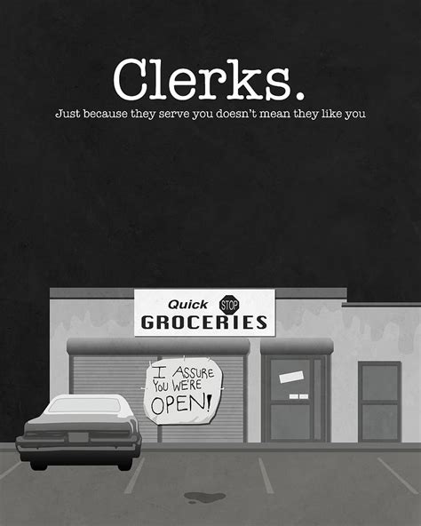 Clerks Movie Poster Digital Art by Finlay McNevin - Fine Art America