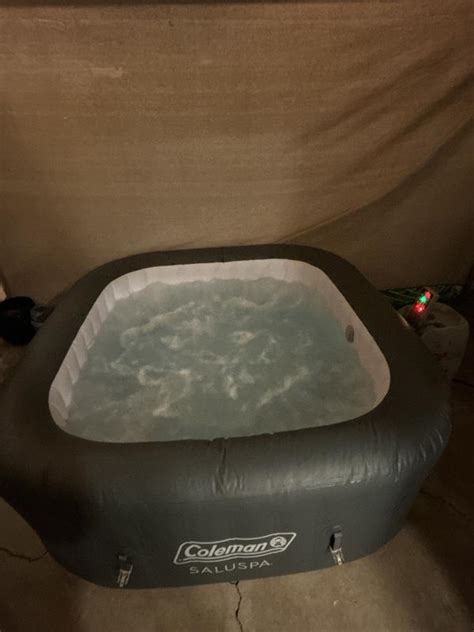 Bestway Coleman Hawaii Airjet Inflatable Hot Tub With Energysense Cover Grey Macy S