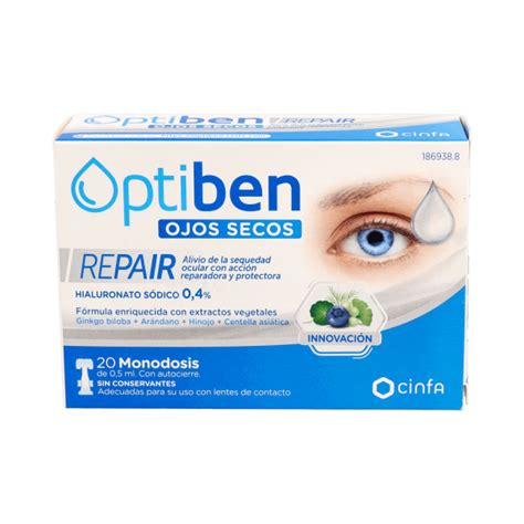 Optiben Ojos Secos Repair Monodosis