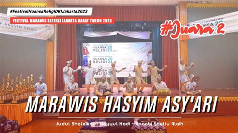 Marawis Hasyim Asy Ari Festival Seni Nuansa Religi Jakarta Barat