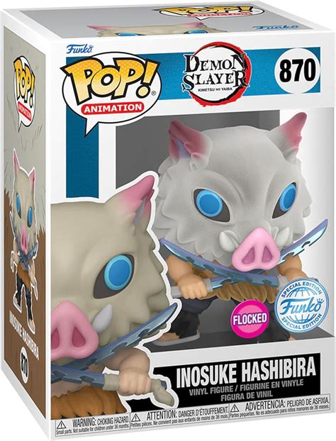 Demon Slayer Inosuke Hashibira US Exclusive Floklu Pop Vinil RS