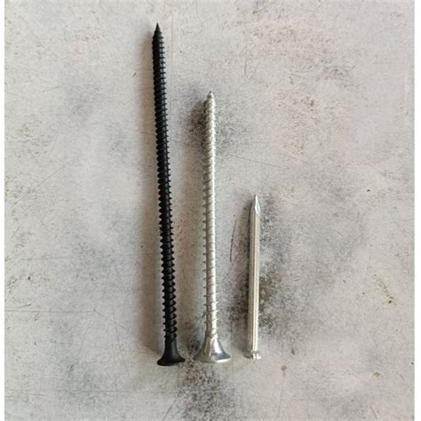 Round Full Thread Stainless Steel Concrete Nails Diameter 3 Inches At