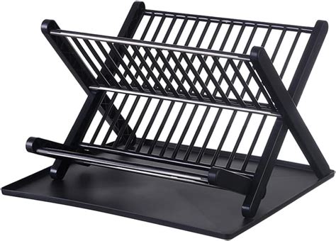 Amazon Kichvoe 1 Set Collapsible Dish Drying Rack 2 Tier Dish