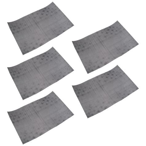 5pcs Rectangular Mesh Sheet Plastic Embroidery Mesh Sheet Crochet DIY