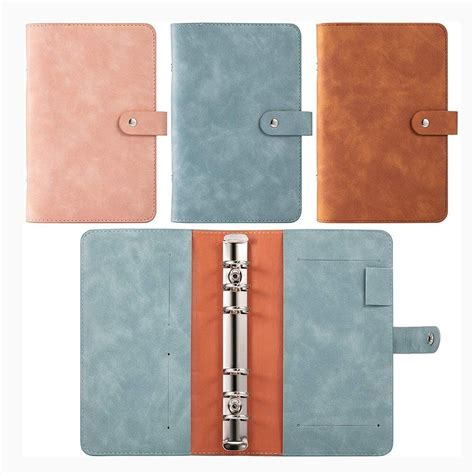 5 95 A6 Raccoglitore Per Notebook In Pelle PU Ricaricabile 6