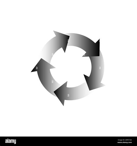 Black Circular Arrow Gradient Teamwork Concept Infographic Design