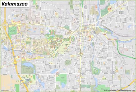 Kalamazoo Map | Michigan, U.S. | Discover Kalamazoo with Detailed Maps