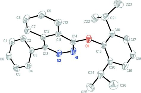 The Molecular Structure Of I Showing The Atomic Labeling And 30 Download Scientific Diagram