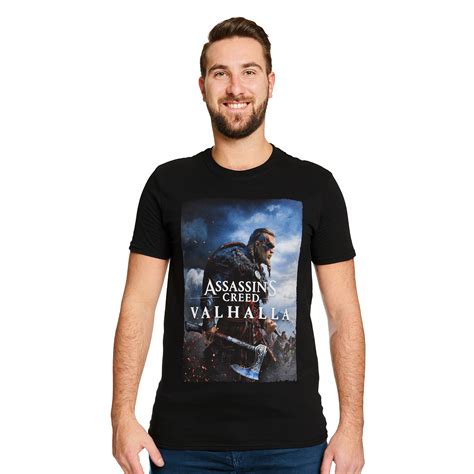 Eivor Valhalla T Shirt Black Assassin S Creed Elbenwald