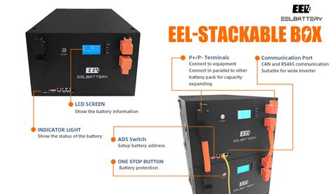 Eel 48v V3 Server Rack Battery Diy Box 4a Active Balancer Stackable