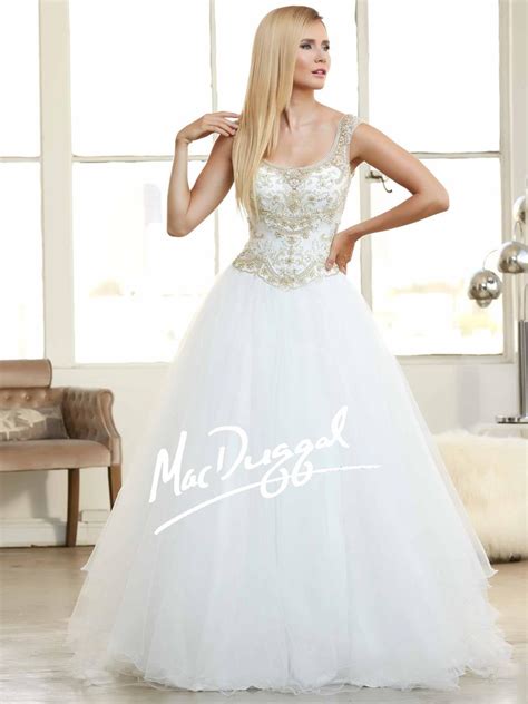 French Novelty Mac Duggal 61984h Dreamy Ball Gown