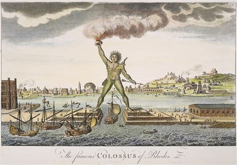 colossus  rhodes    wonders   ancient world