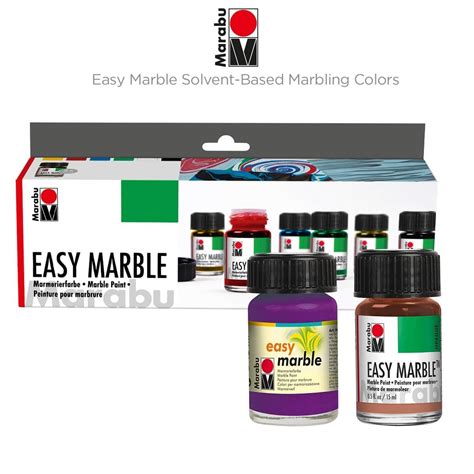 Marabu Easy Marble Solvent Based Marbling Colors Jerry S Artarama