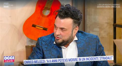 Enrico Melozzi il direttore d orchestra a Oggi è un altro giorno A