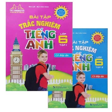 Sách Bộ The Langmaster Bài Tập Trắc Nghiệm Tiếng Anh Lớp 6 Có đáp án Lazada Vn