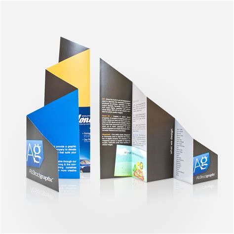 Brochure Printing Four Fold Brochure Jakprints Inc Graphic