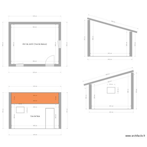 abri jardin Plan dessiné par Leon31