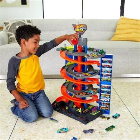 UP TO OFF Hot Wheels City Mega Garage Playset
