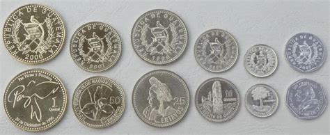 G2 GUATEMALA SET OF 6 COINS UNC - BidCurios