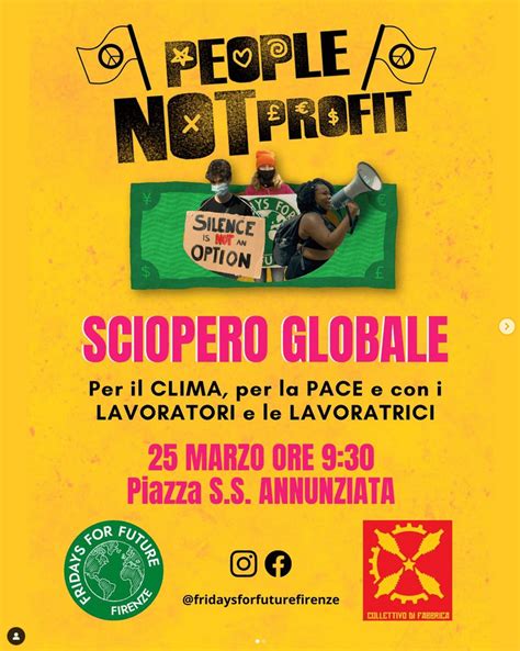 FFF Firenze Sciopero Globale Per Il Clima 25 Marzo 2022 Fridays For