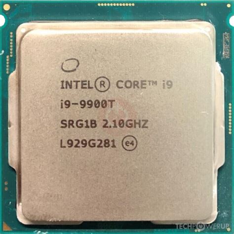 Intel Core I9 9900T Specs TechPowerUp CPU Database