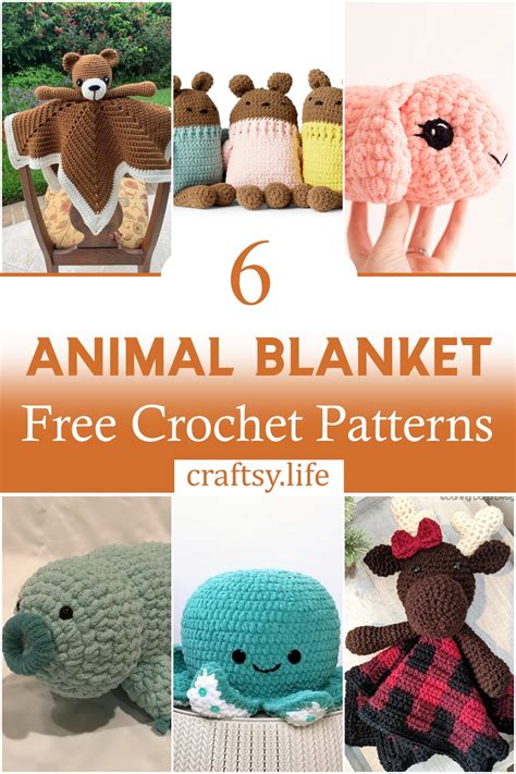 6 Crochet Animal Blanket Patterns For Kids - Craftsy