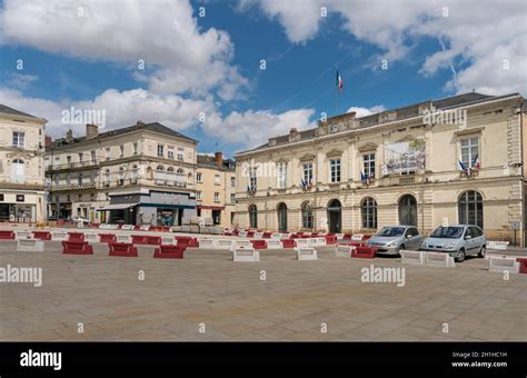 The Town Hall In The Town Of Sable Sur Sarthe France Stock Photo Alamy