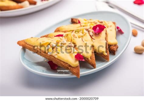 Shahi Tukda Tukra Dipped Rabri Double Stock Photo 2000020709 | Shutterstock