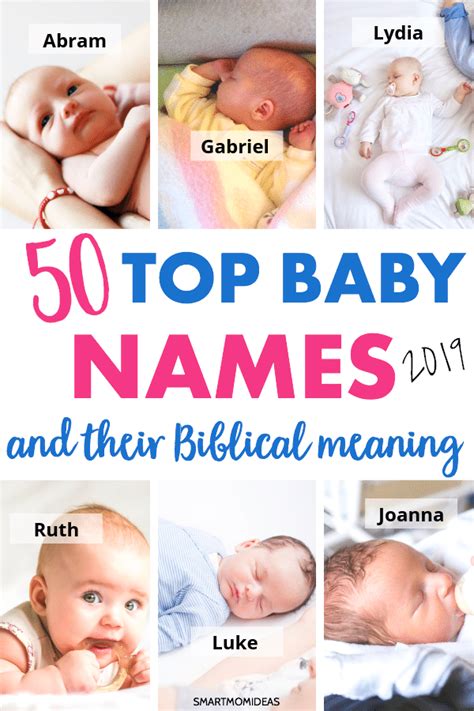 mom idea : 50 Top Baby Names and Their Biblical Meaning