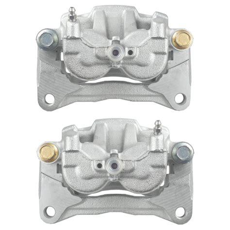 Autoshack Front Brake Calipers Assembly With Bracket Pair Of Driver