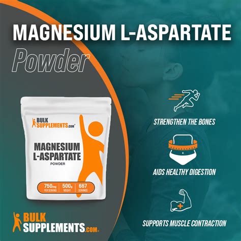 Magnesium Aspartate Magnesium Supplement Mineral Supplements