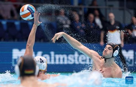 Highlights Of Men S European Water Polo Championship Xinhua