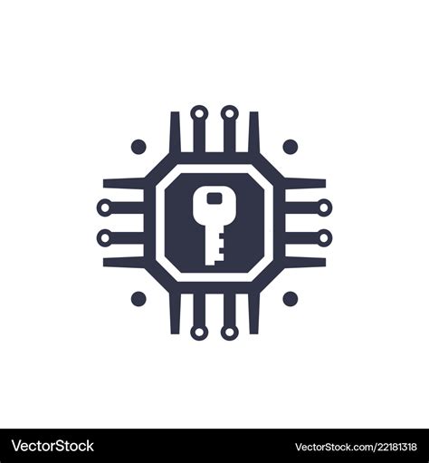 Encryption Cryptography Data Protection Icon Vector Image