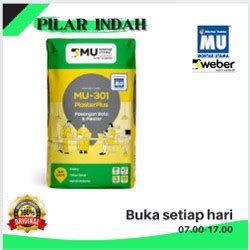 Jual Mortar Utama Mu Plasterplus Pasangan Bata Dan Plester Kg