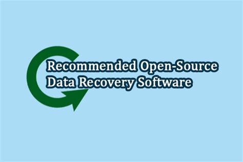 4 Recommended Free Open Source Data Recovery Software