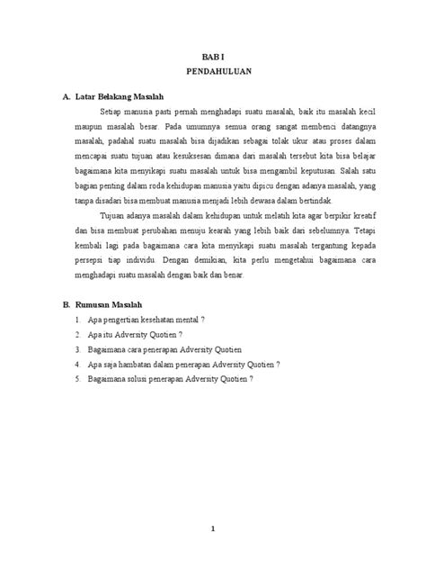 Adversity Quotient | PDF 