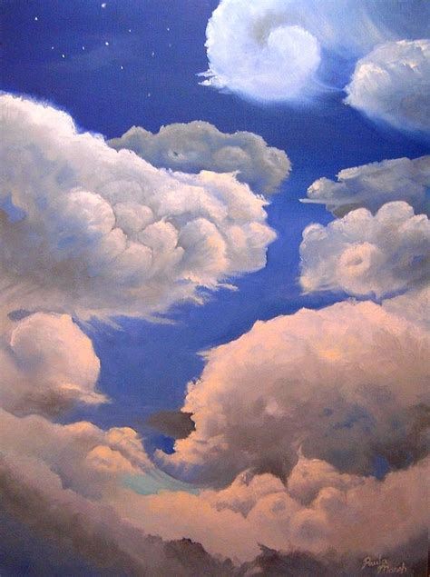 Surreal Cloud Painting at PaintingValley.com | Explore collection of ...