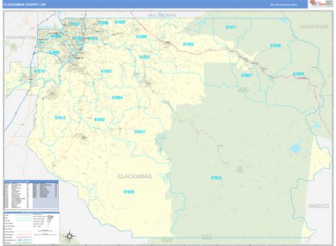 Clackamas County Evacuation Map