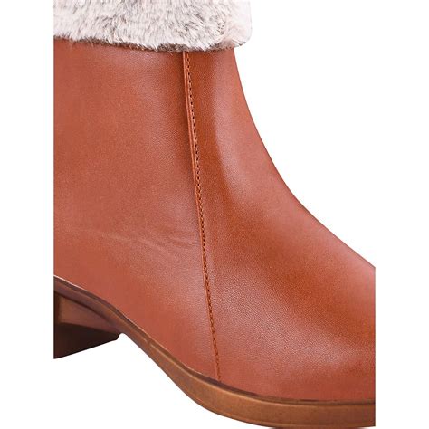 Buy Shoetopia Comfortable Stylish Tan Winter Puff Boots For Women Online