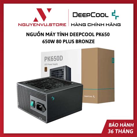 Nguồn Máy Tính Deepcool PK650D 650W 80 Plus Bronze R PK650D FA0B EU