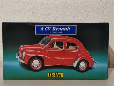 ANCIENNE MAQUETTE HELLER 4 CV RENAULT Au 1 43 EUR 9 00 PicClick FR